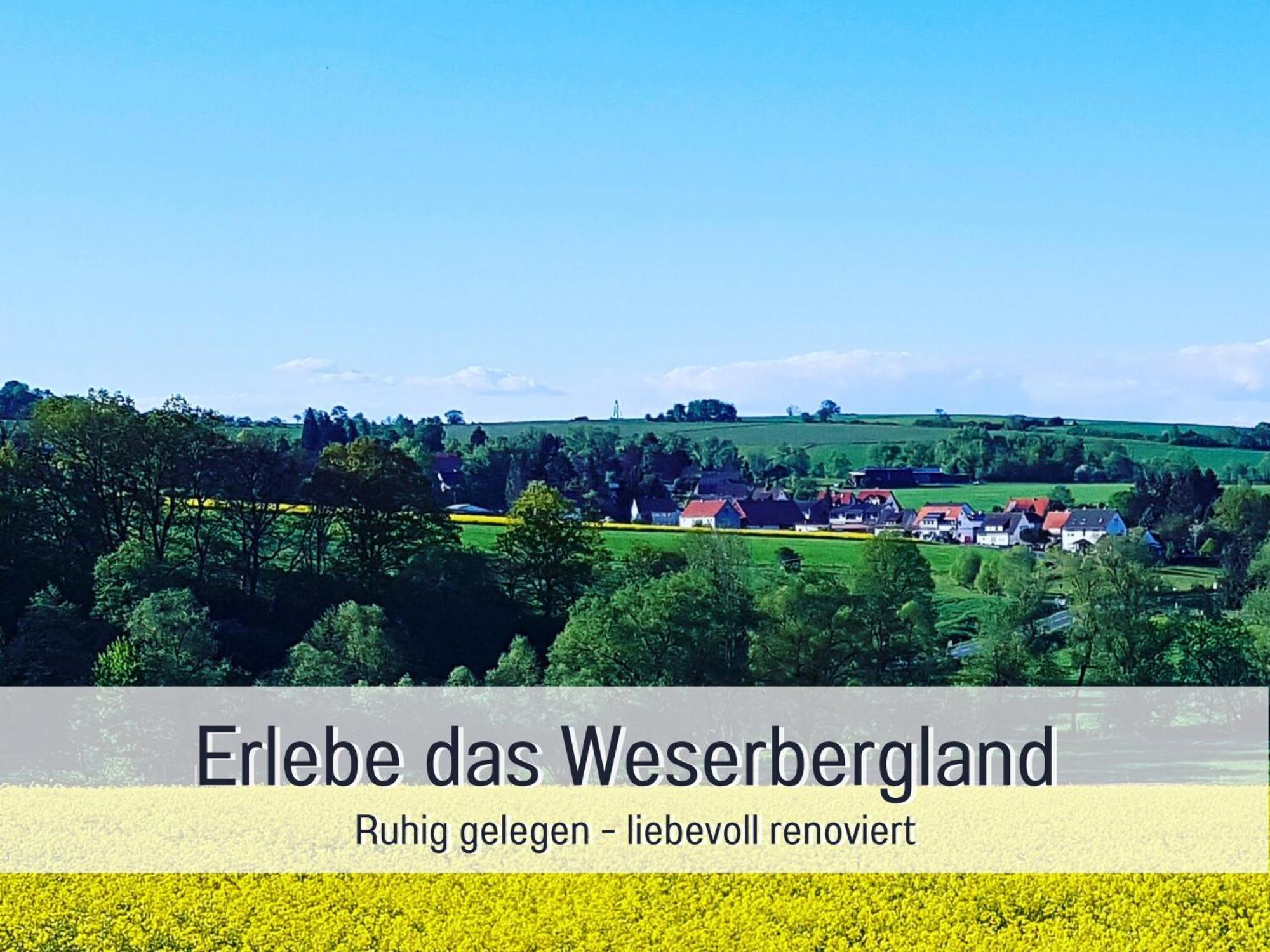 Am Feldrain - Urlaub Mit Hund Im Weserbergland ハノーファーシュ・ミュンデン エクステリア 写真